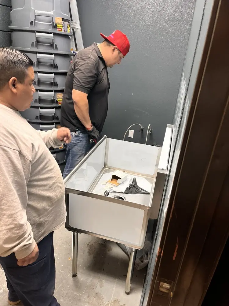 Commercial plumbing and sink installation in Downtown Buckeye